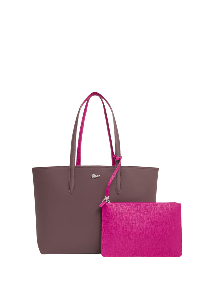 Mala Tote Anna Mulher Lacoste Oxalis Rubine