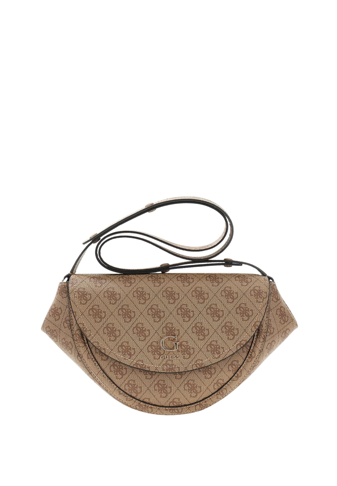 Guess Beutel mat Klapp Coleen Monogramme Latte Logo II
