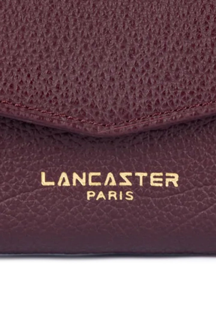 Lancaster Portemonnaie mat Klapp a Drockknäppchen Dune Lieder Bordeaux donkel