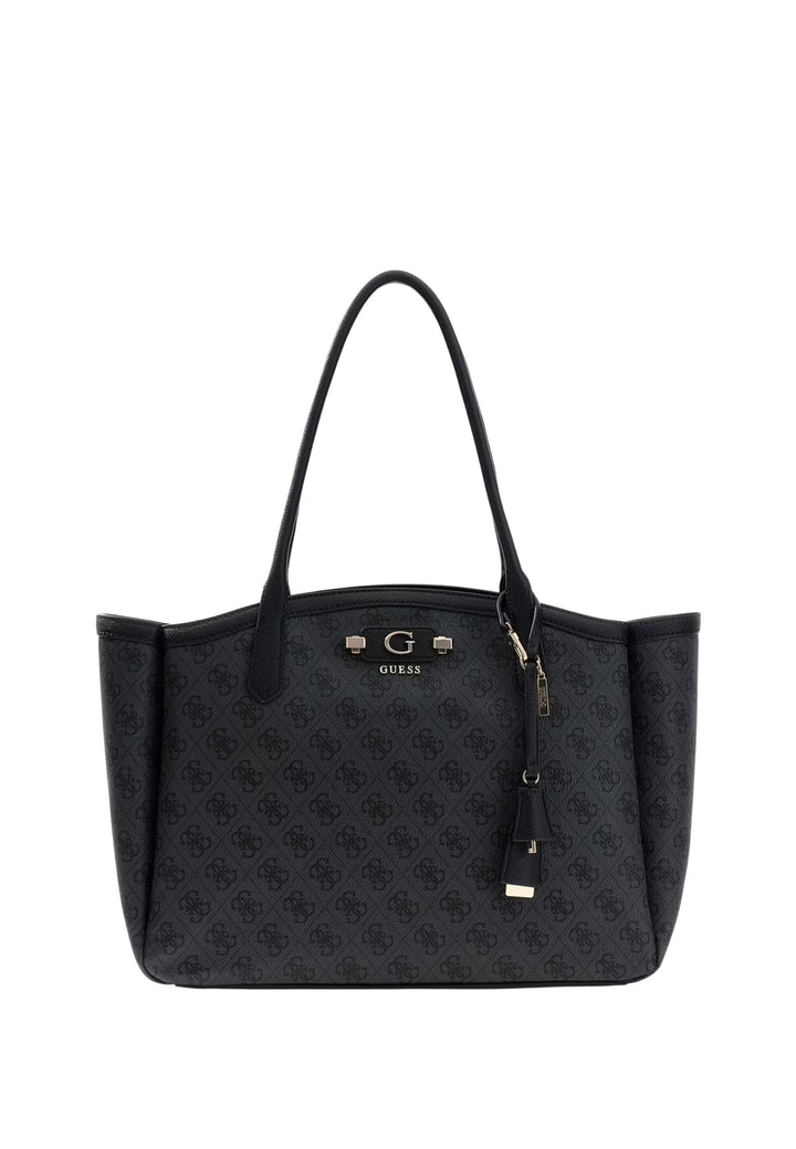 Mala Tote Guess Lindsey Logótipo Carvão