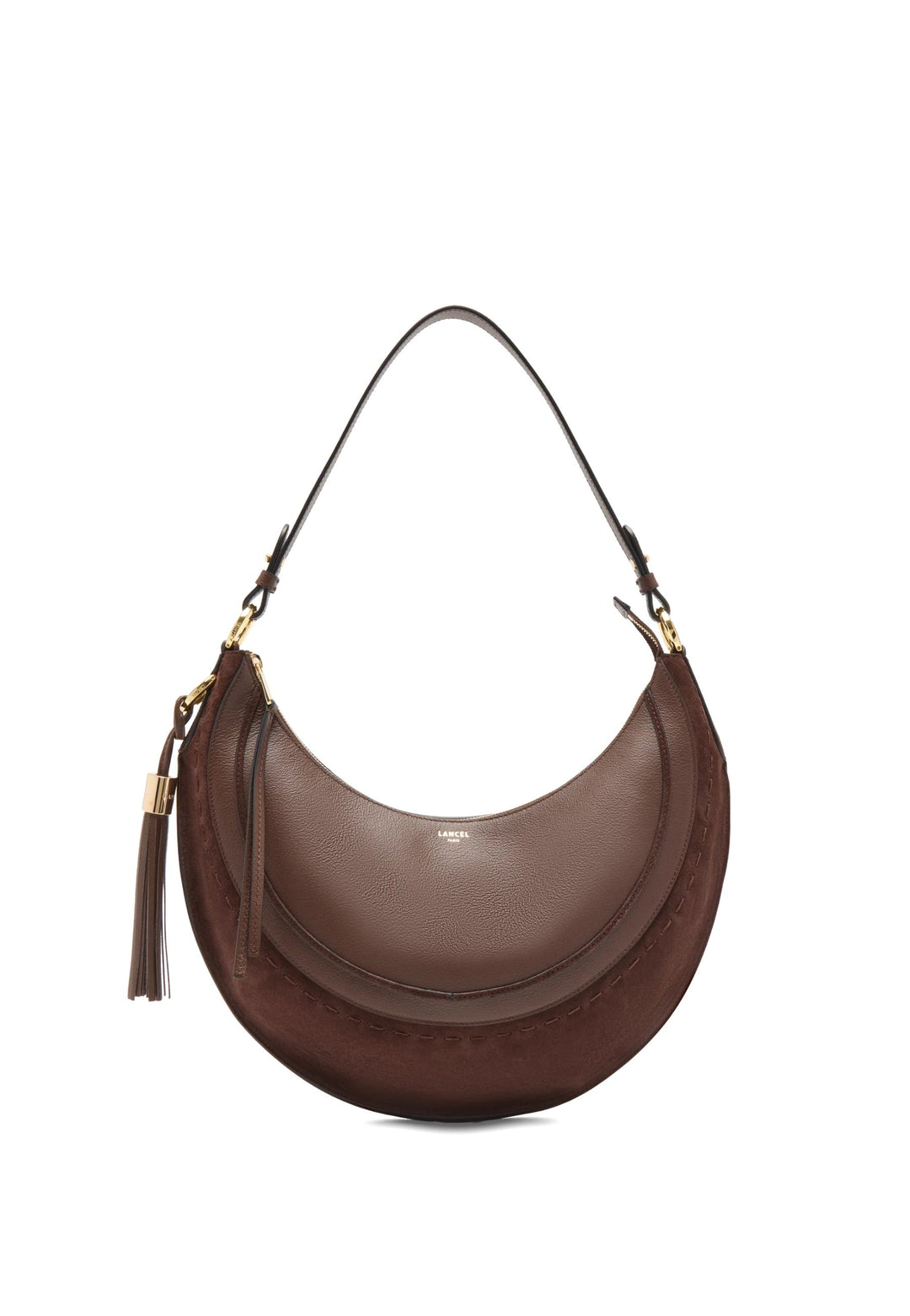 Lancel Hobo-laukku Vetoketjullinen M Nahka Kookos