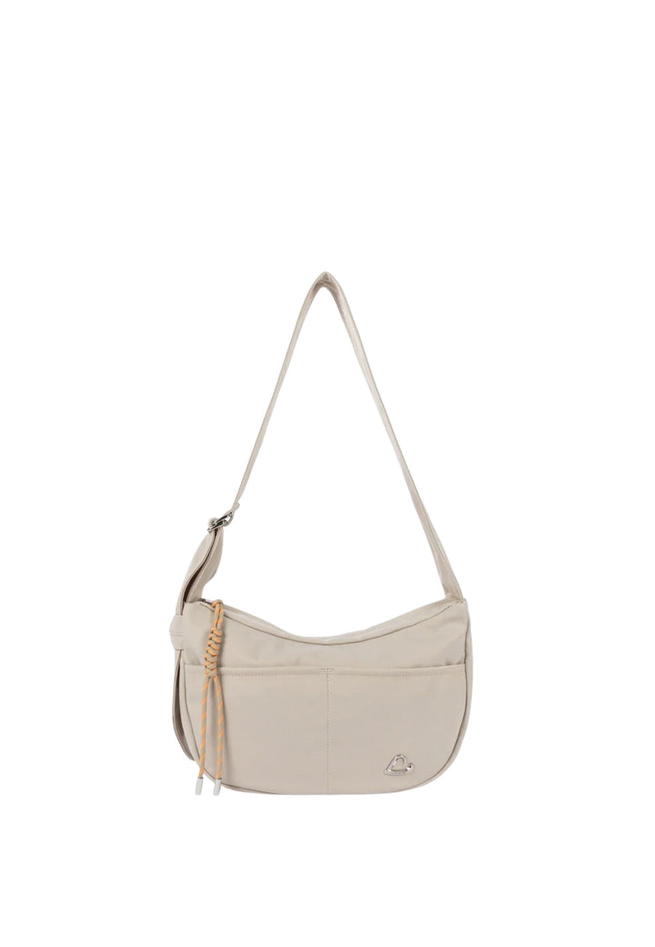 Lancaster Basic Love schoudertas Beige Fumé