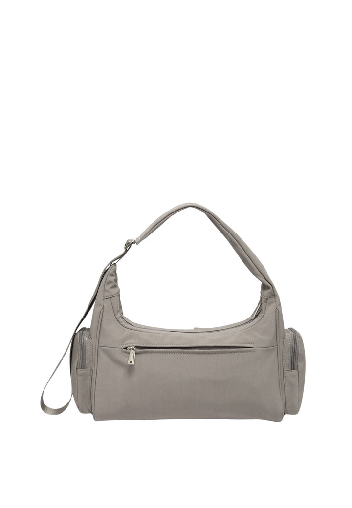 Lancaster Zipped Crossbody Bag Basic Pocket Dark Pebble