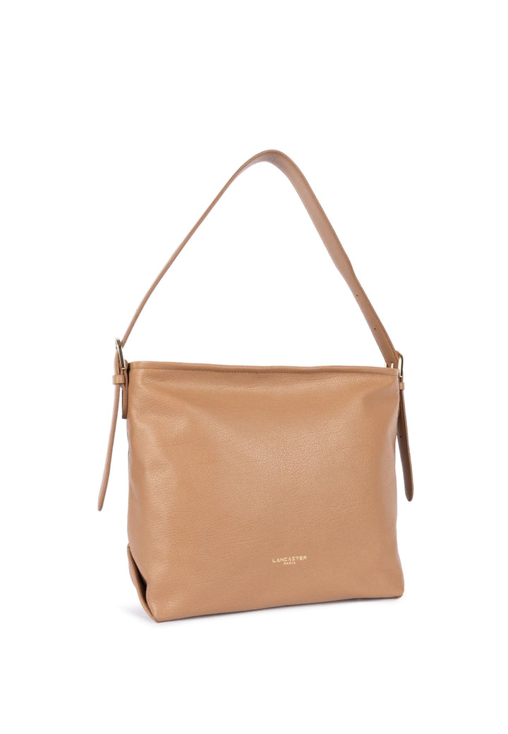 Lancaster Sac seau Zippé Dune Camel