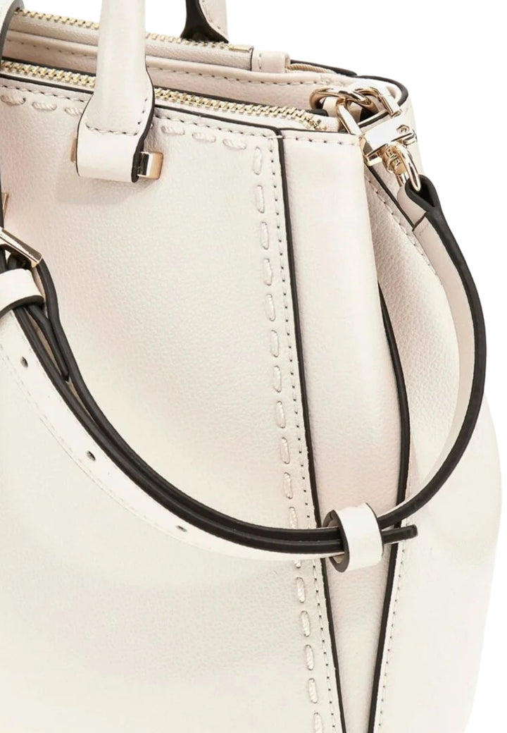 Guess Borsa a tracolla Anadela 3-Comp Bianco
