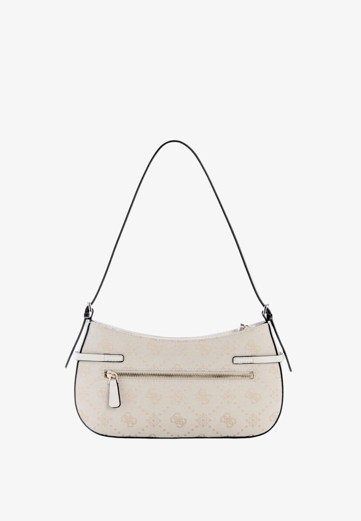 Guess Borsa a tracolla Melinda Logo Tri Com Off White Logo