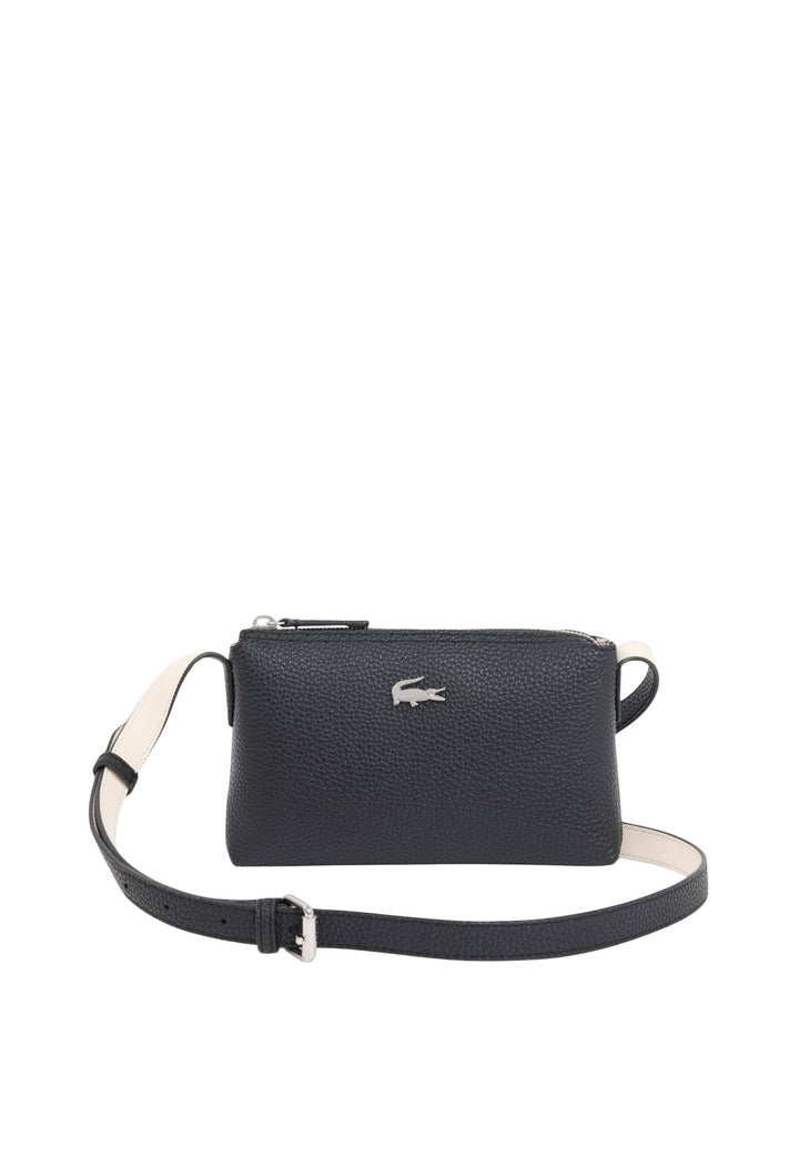 Lacoste Mini sac à bandoulière Femme Anna Noir Farine