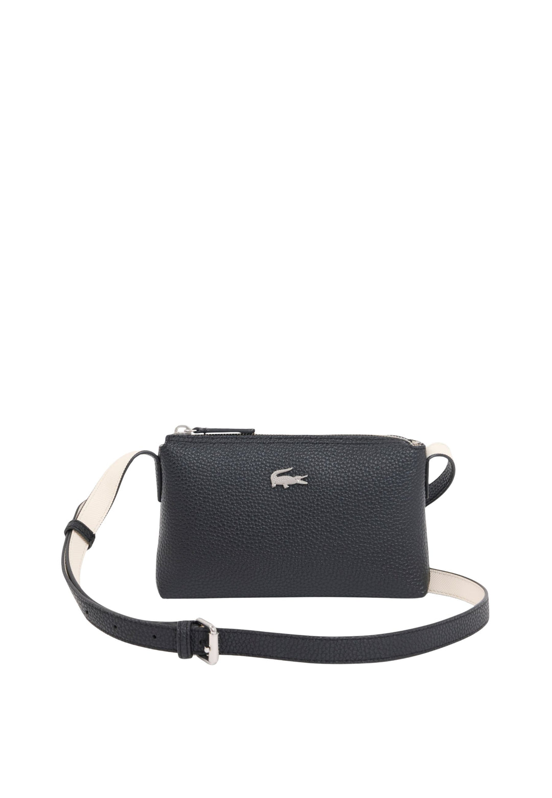 Lacoste Mini sac à bandoulière Femme Anna Noir Farine