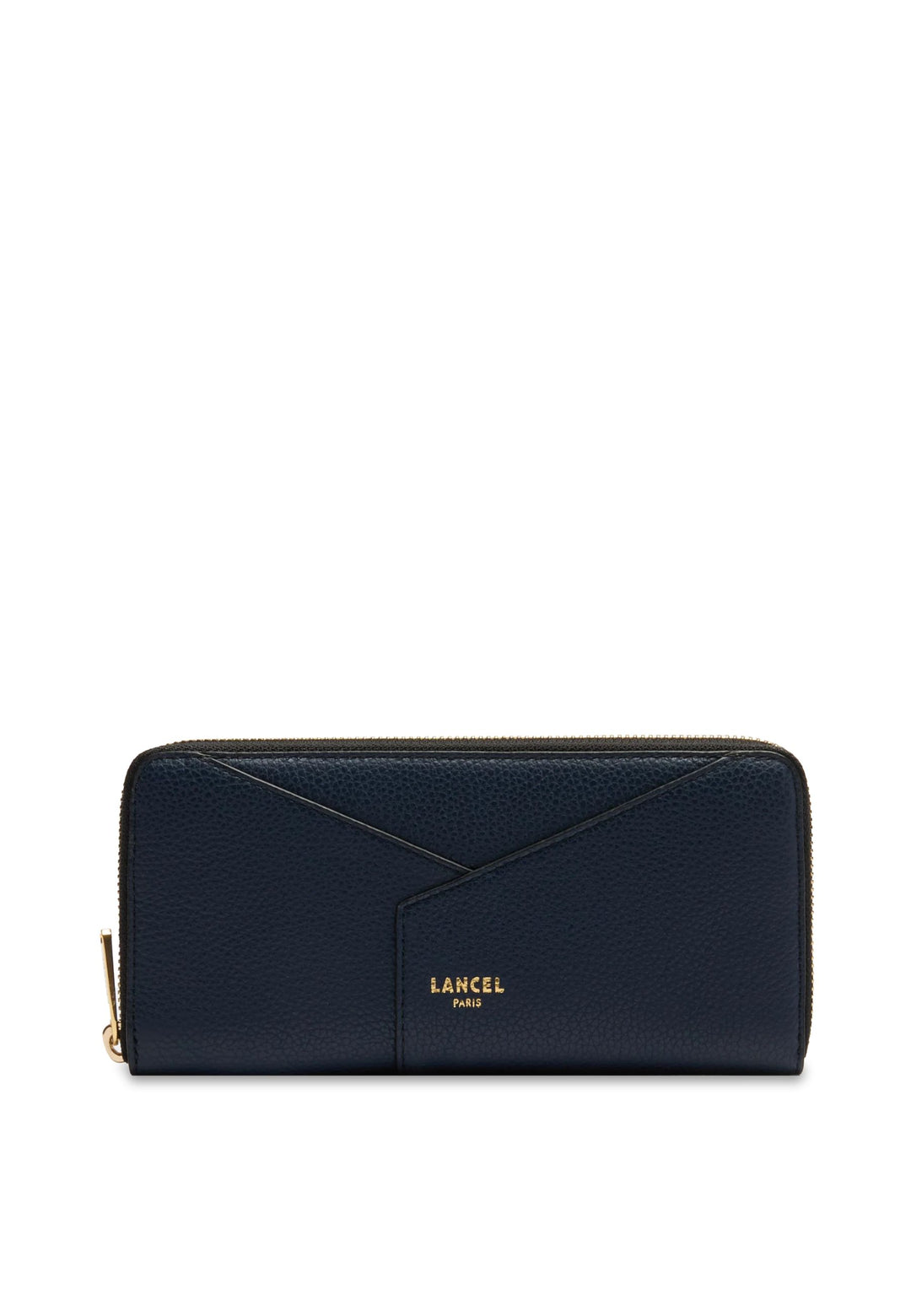 Lancel Enveloppe Portafoglio Con zip Pelle Blu Navy Ultra