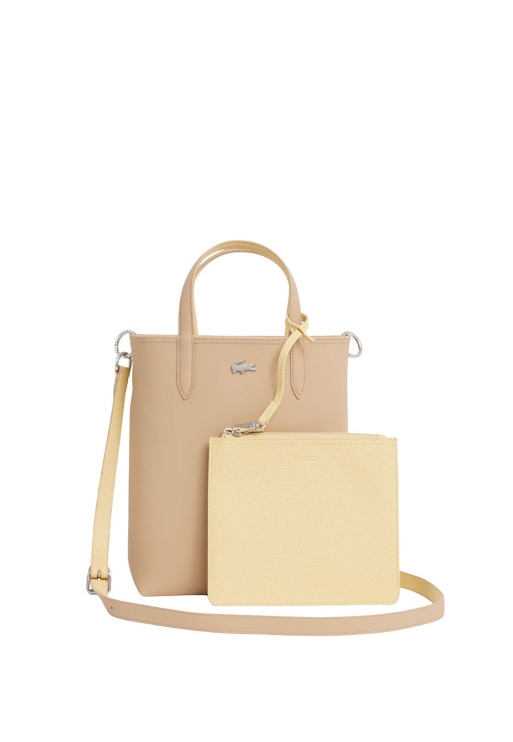 Lacoste Sac Vertical Anna réversible Anna Femme Viennois Soja