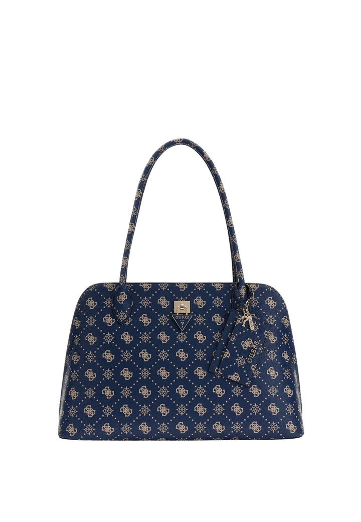 Guess Sac Voyage Patsie Tote Navy Logo