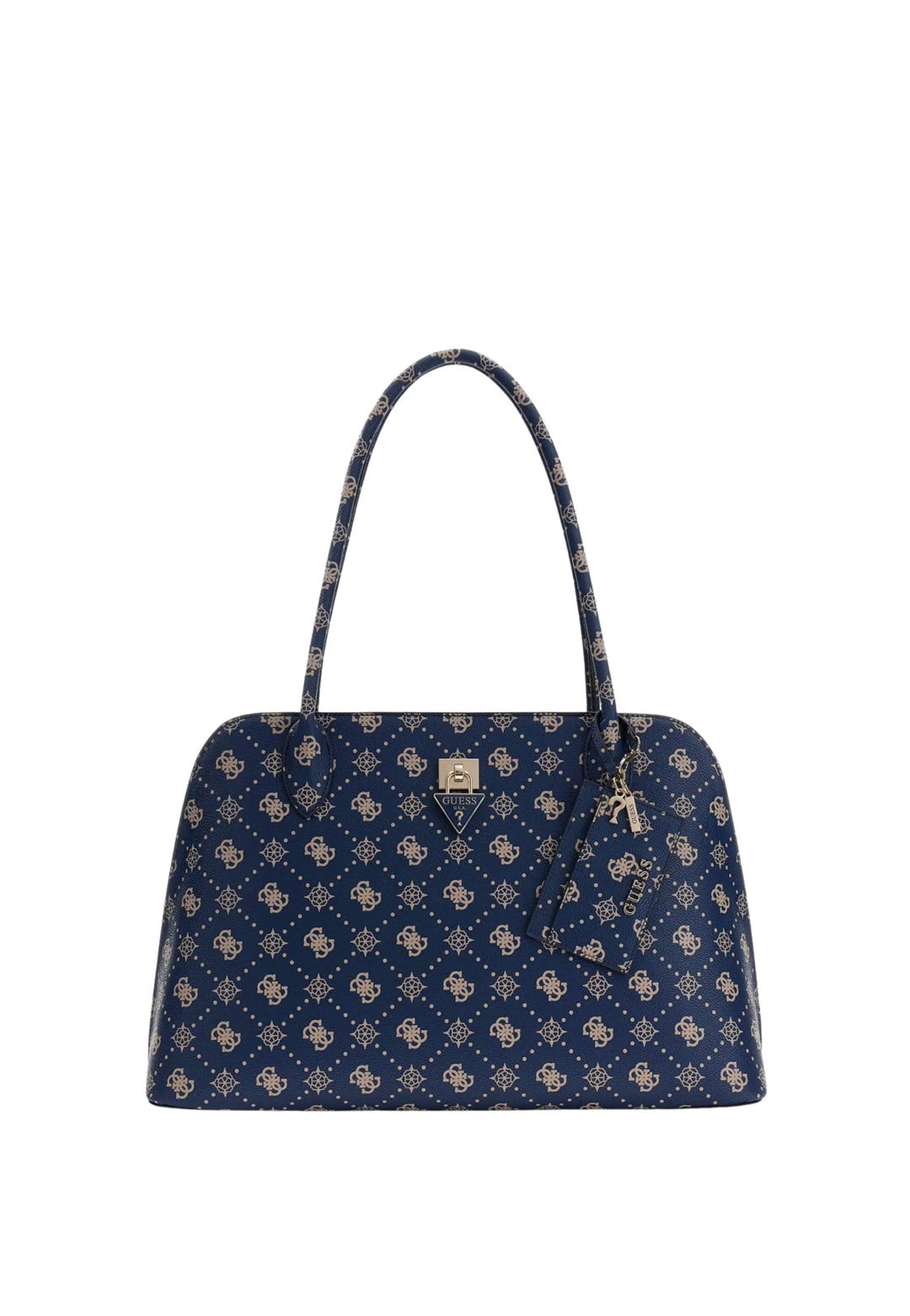 Guess Sac Voyage Patsie Tote Navy Logo