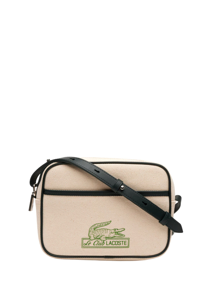 Lacoste Heritage Canvas Crossbody Bag