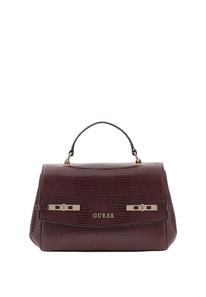 Guess Borsa a tracolla Melinda Triple Comp Burgundy
