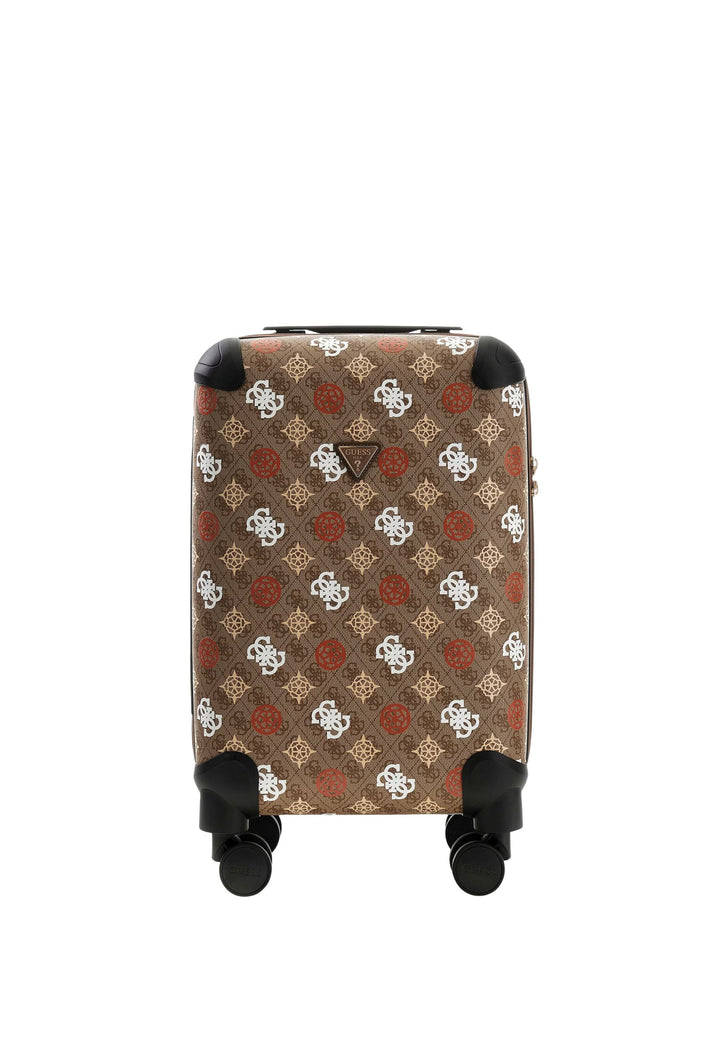 Guess Valise à roulettes Eliette logo 4G pivoine