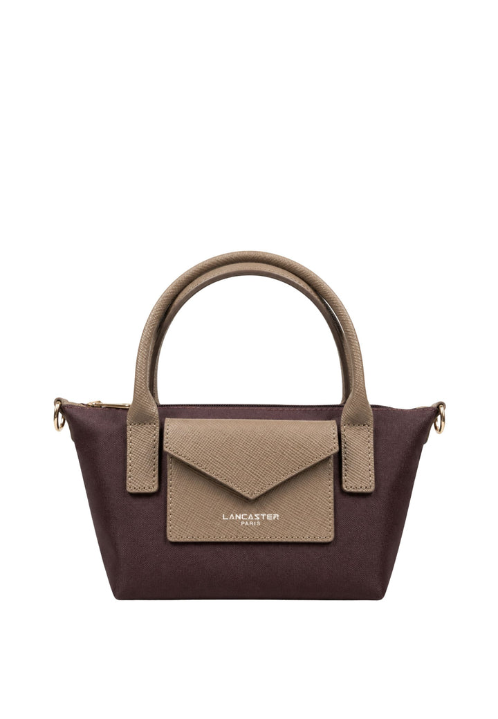 Lancaster Handväskor Smart KBA Läder Bordeaux - Taupe