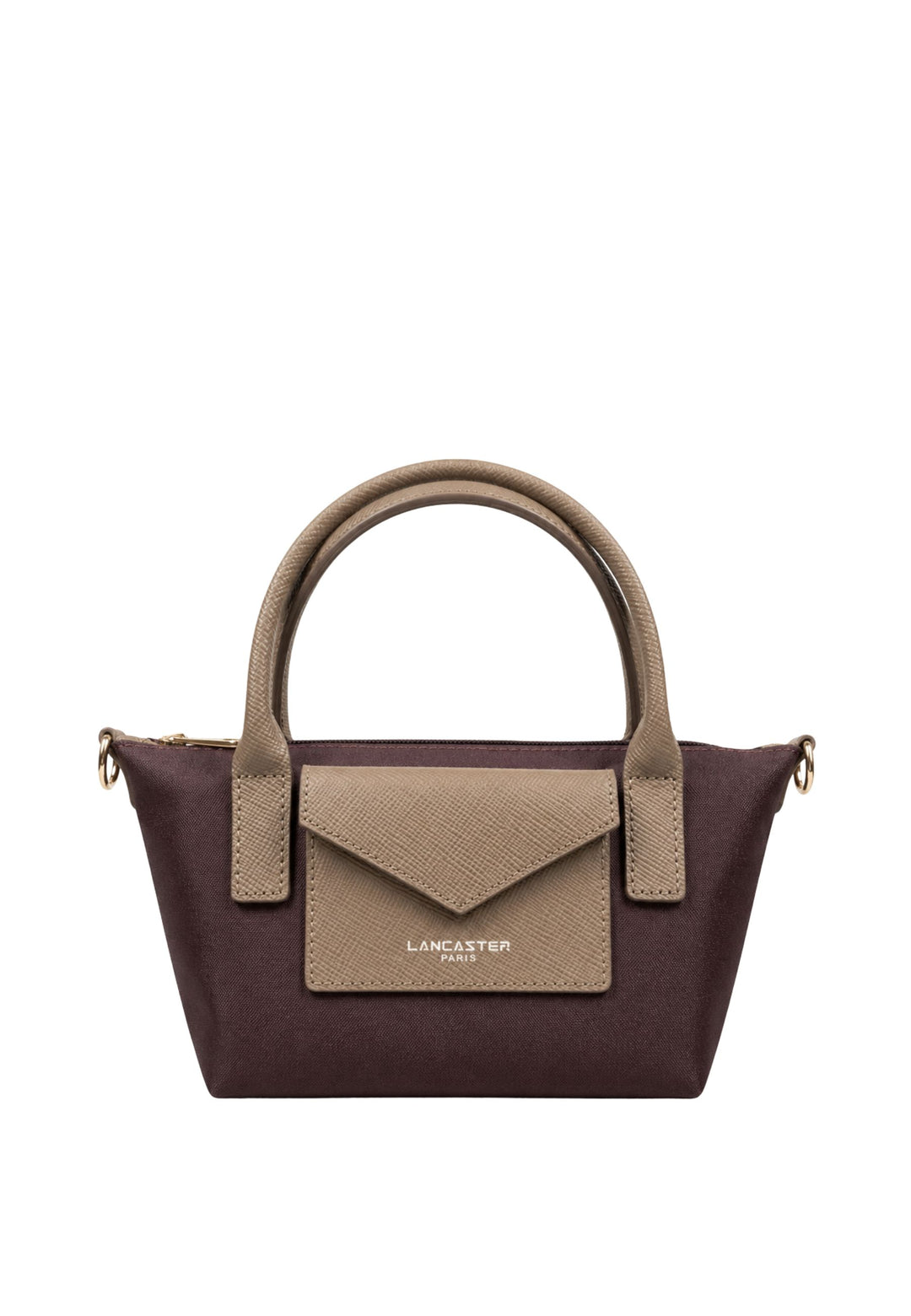 Lancaster Handväskor Smart KBA Läder Bordeaux - Taupe