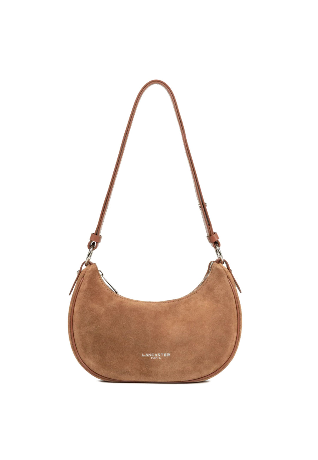 Lancaster Crossbody Bag Zippered S Suede Camel