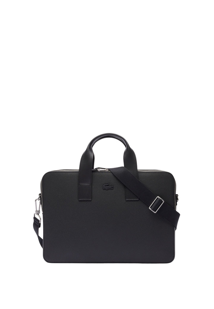 Lacoste Laptoptaske Chantaco i Læder NH2921CE Sort