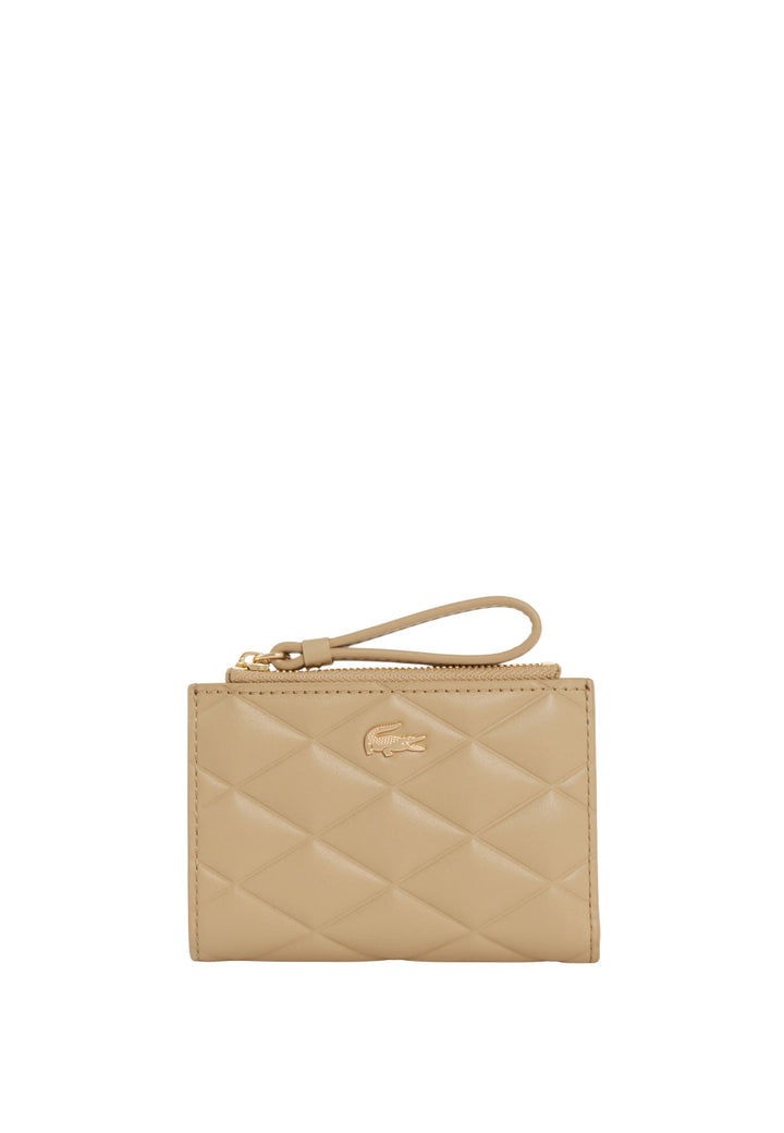 Porta-moedas Lacoste Crocodelle em Pele Viennois