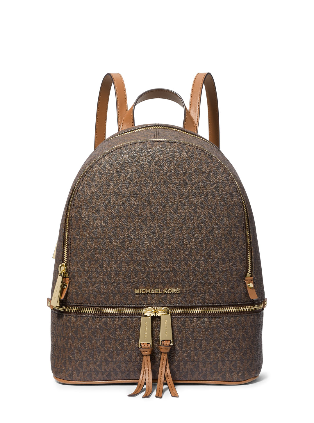 Michael Kors Batoh Rhea Zip 30S7GEZB1B hnědý