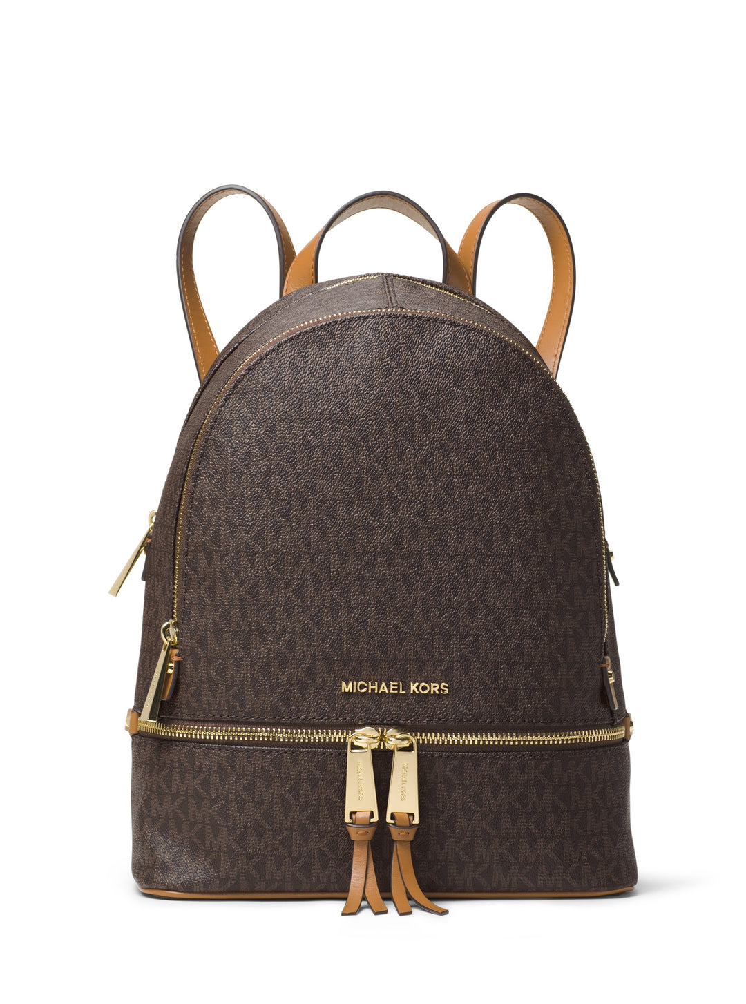 Michael Kors Batoh Rhea Zip 30S7GEZB1B hnědý