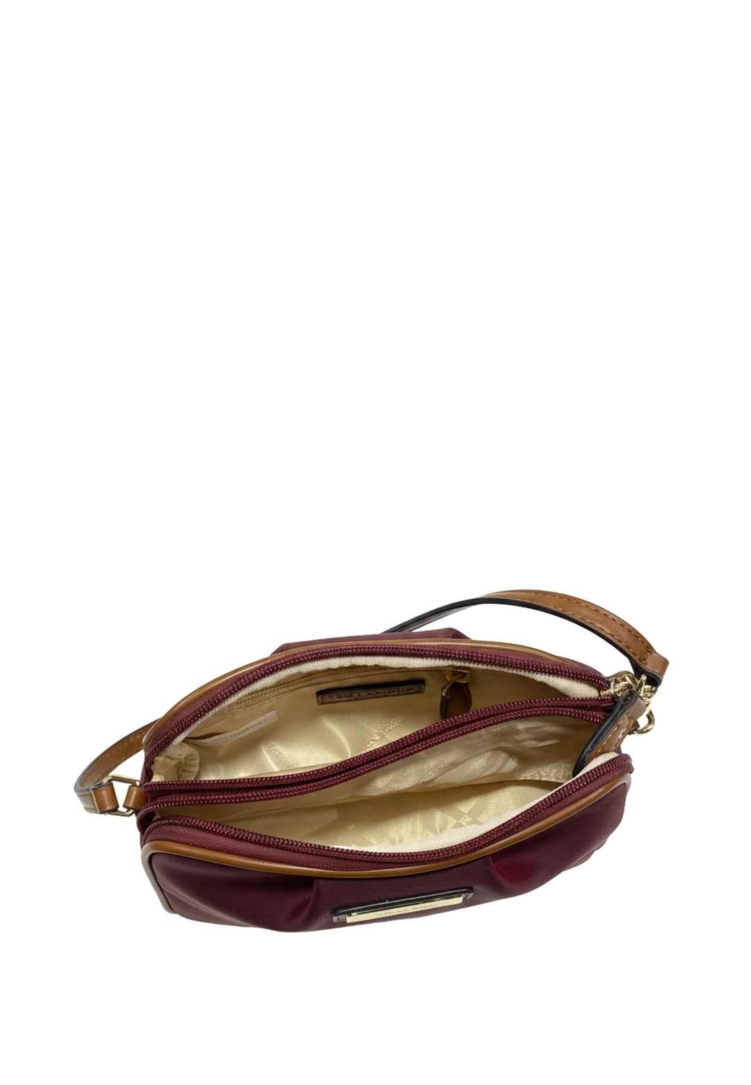 Ted Lapidus Sac à main Femme Jaimie Carmin/Cognac