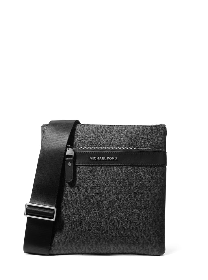 Michael Kors Taška Hudson s logem Signature 33T5LHDM1B Černá