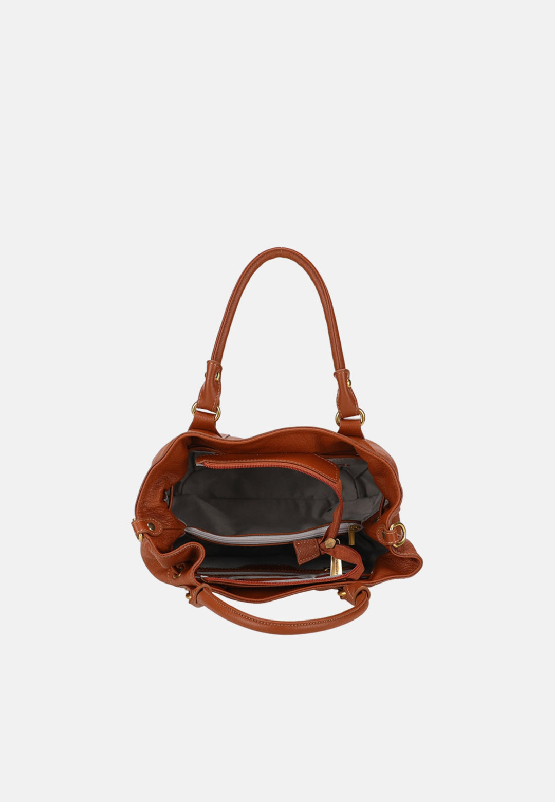 Arthur & Aston Sac Bandoulière Femme Cognac