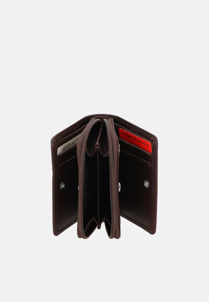 Arthur & Aston Porte Cartes Mixte, Homme, Femme Chataigne