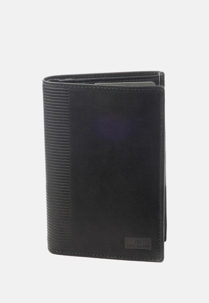 David William Coulter Leather Wallet Black