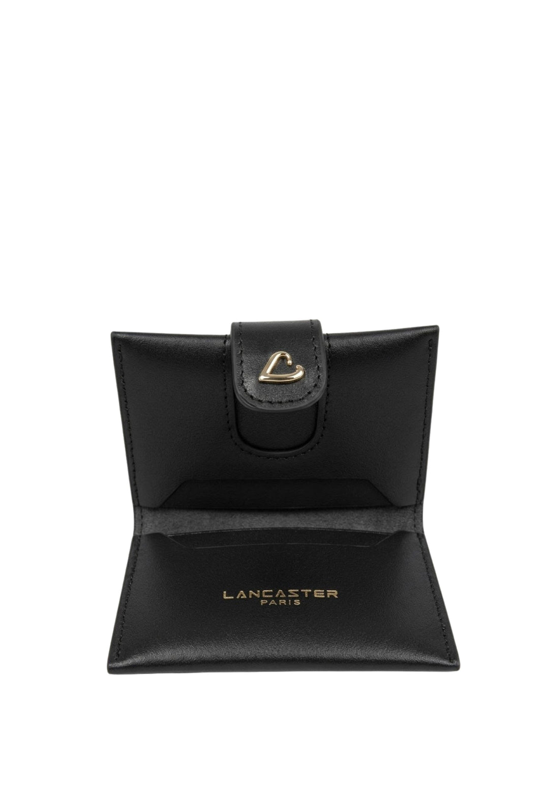 Lancaster Etui na karty z zatrzaskiem Paris Philos Noir