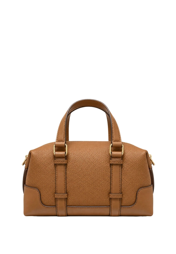 Michael Kors Teddi Mini Soft Leather Crossbody Bag Cognac