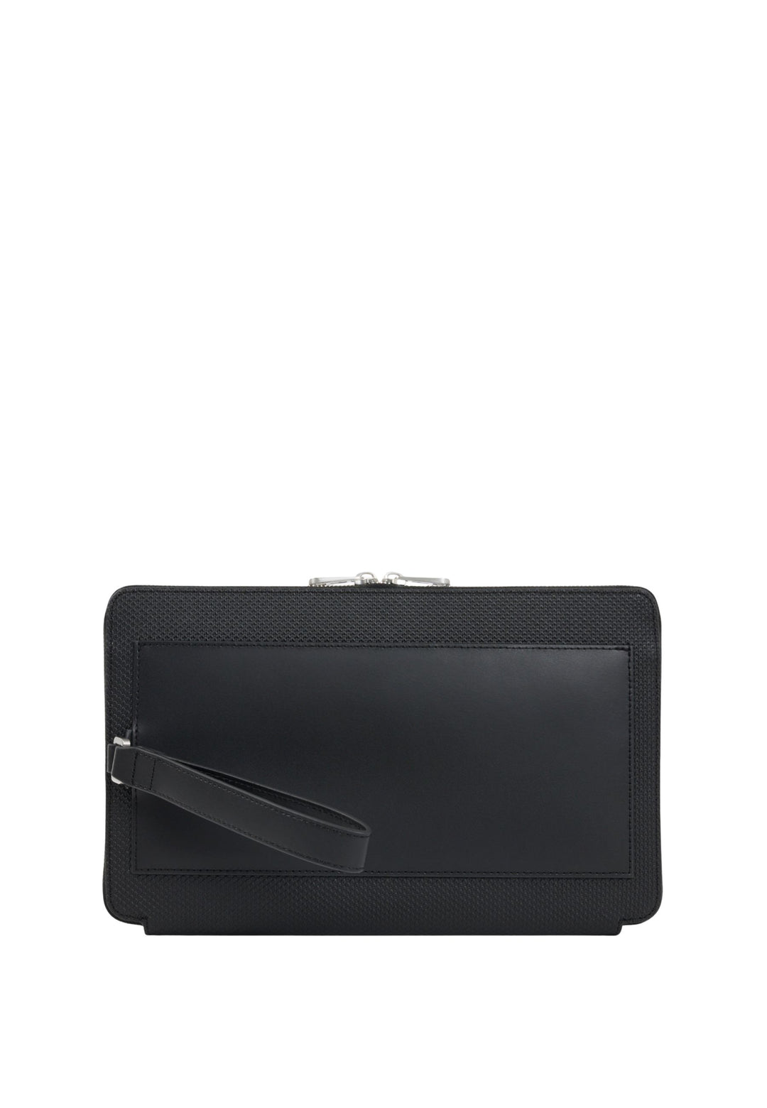 Lacoste Chantaco Men's Leather Clutch Black