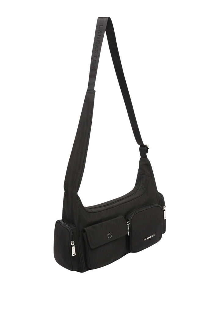Mala a tiracolo Lancaster Zippé Basic Pocket 510/92 Preto
