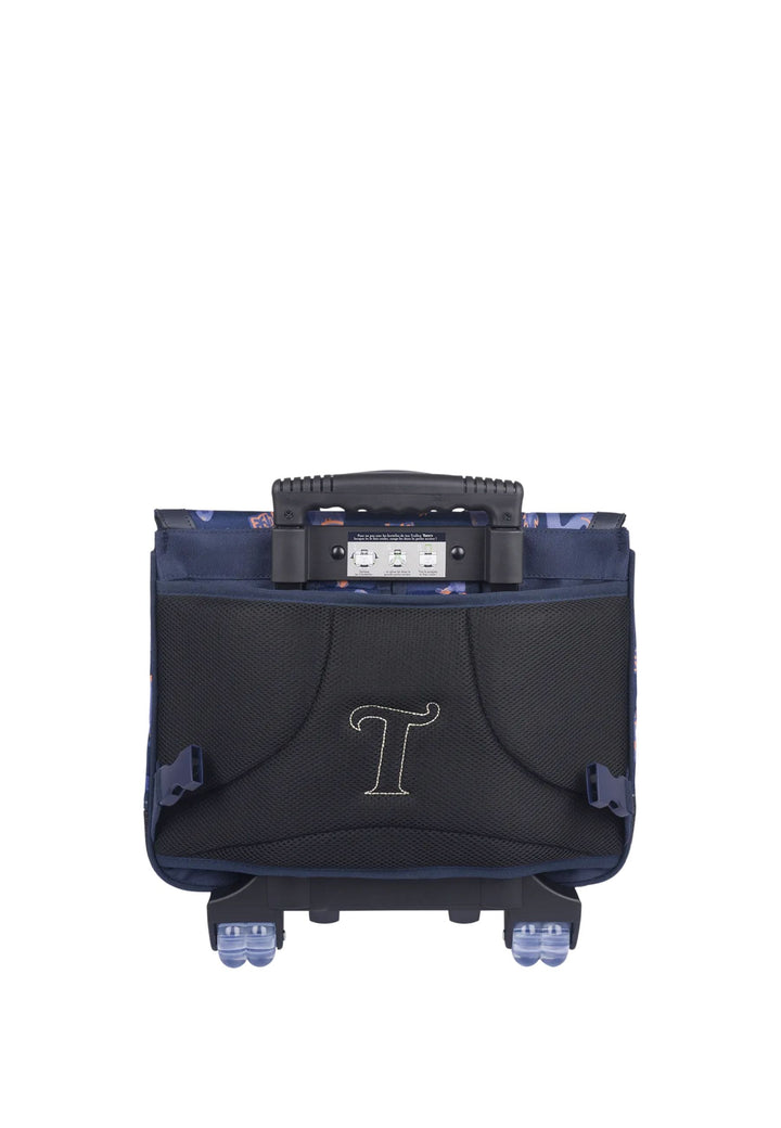 Tann's Adam trolley school bag blue 38cm