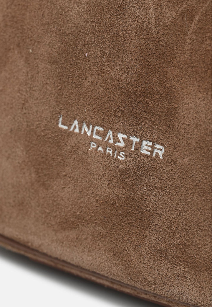 Lancaster Bolsa a tiracolo com fecho S Suède 480-081 Castanho