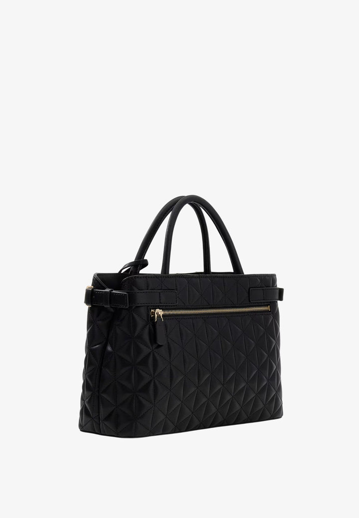 Guess Paisleigh quiltet håndtaske sort