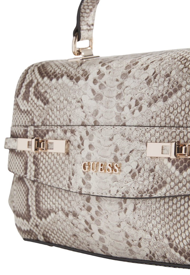 Guess Torba na ramię Melinda Triple Comp Natural