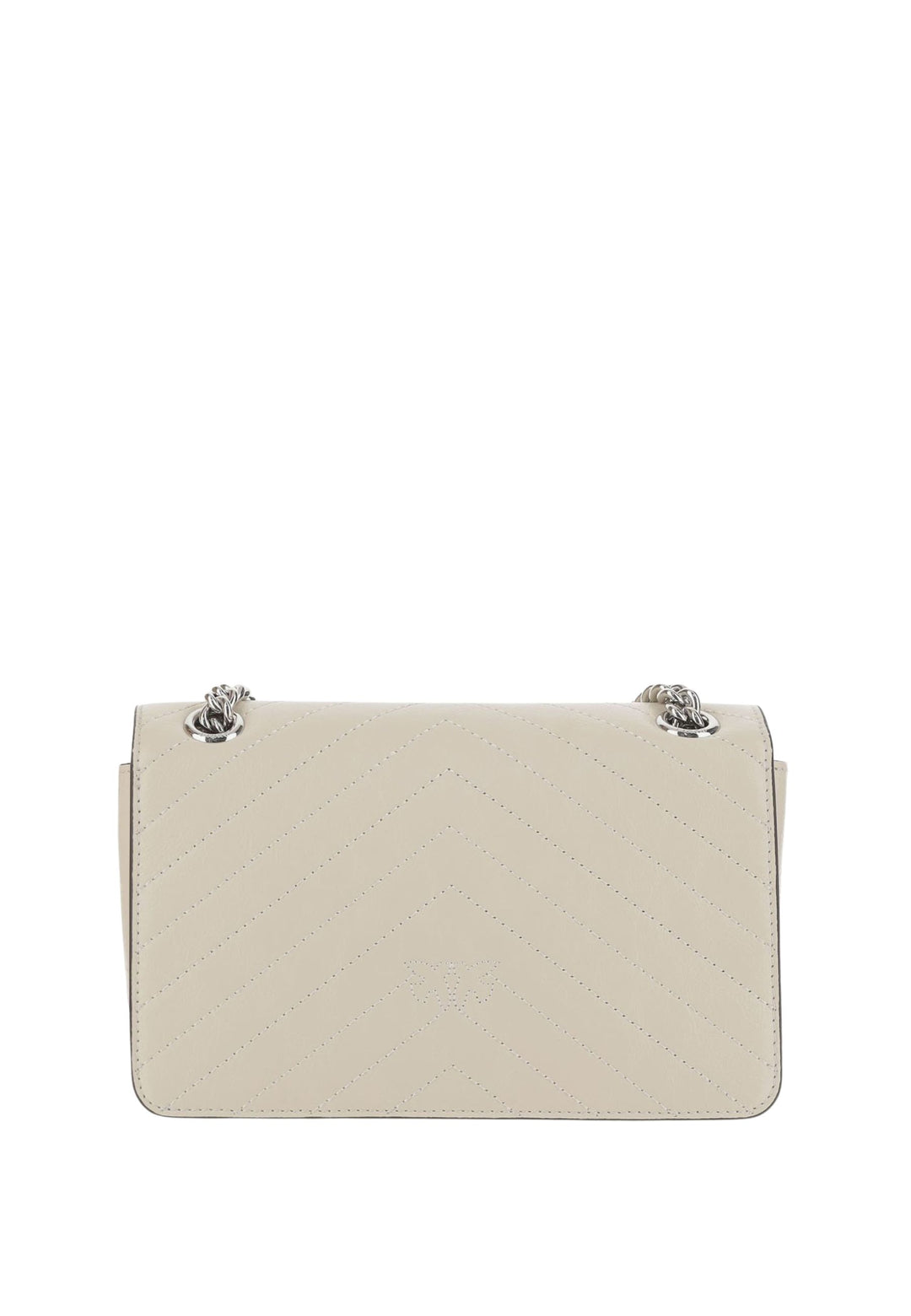 Pinko Bolsa Rabat Love One Light Mini Vitello Wr Branco A2JCZ14E