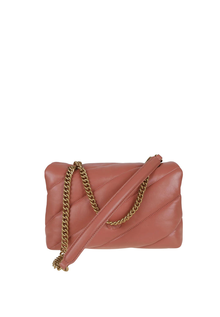 Pinko Handväska Love Puff Classic Cl Sheep Nap Brun