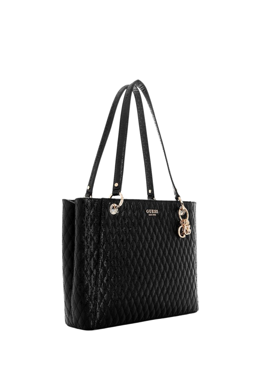 Torba na ramię Guess Betula Satchel Black