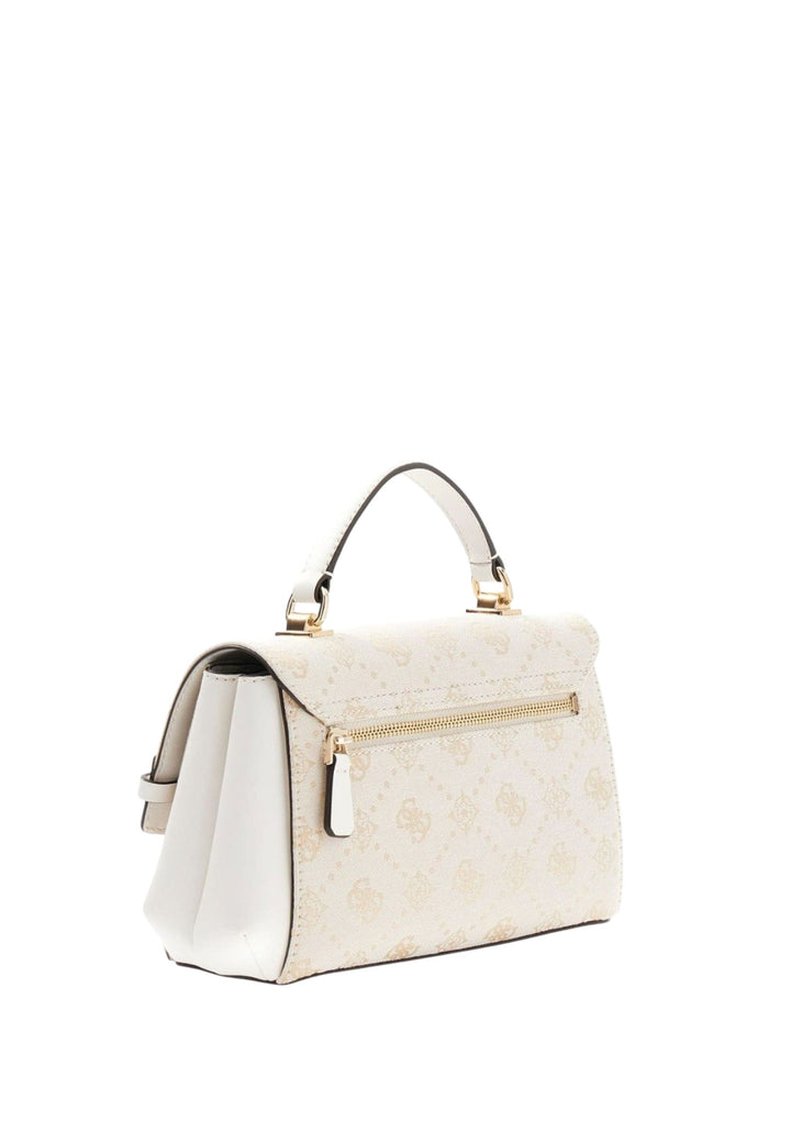 Guess Borsa a tracolla Melinda Logo Tri Com Off White Logo