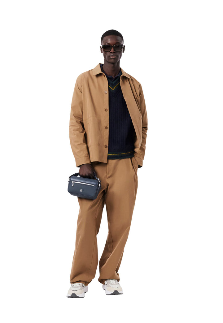 Lacoste Petit sac messenger Homme Langon Petit Piqué Marine