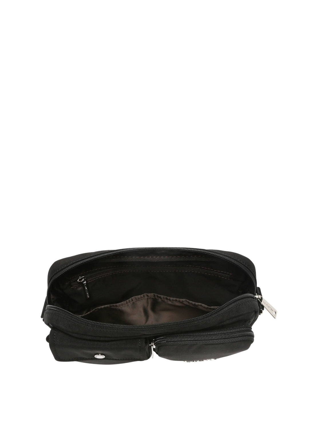 Lancaster Borsa a tracolla con zip Basic Pocket Nero