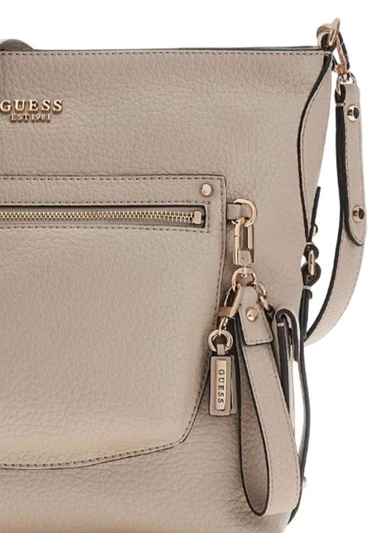 Guess Sacs à main Silvye Bucket Light Taupe