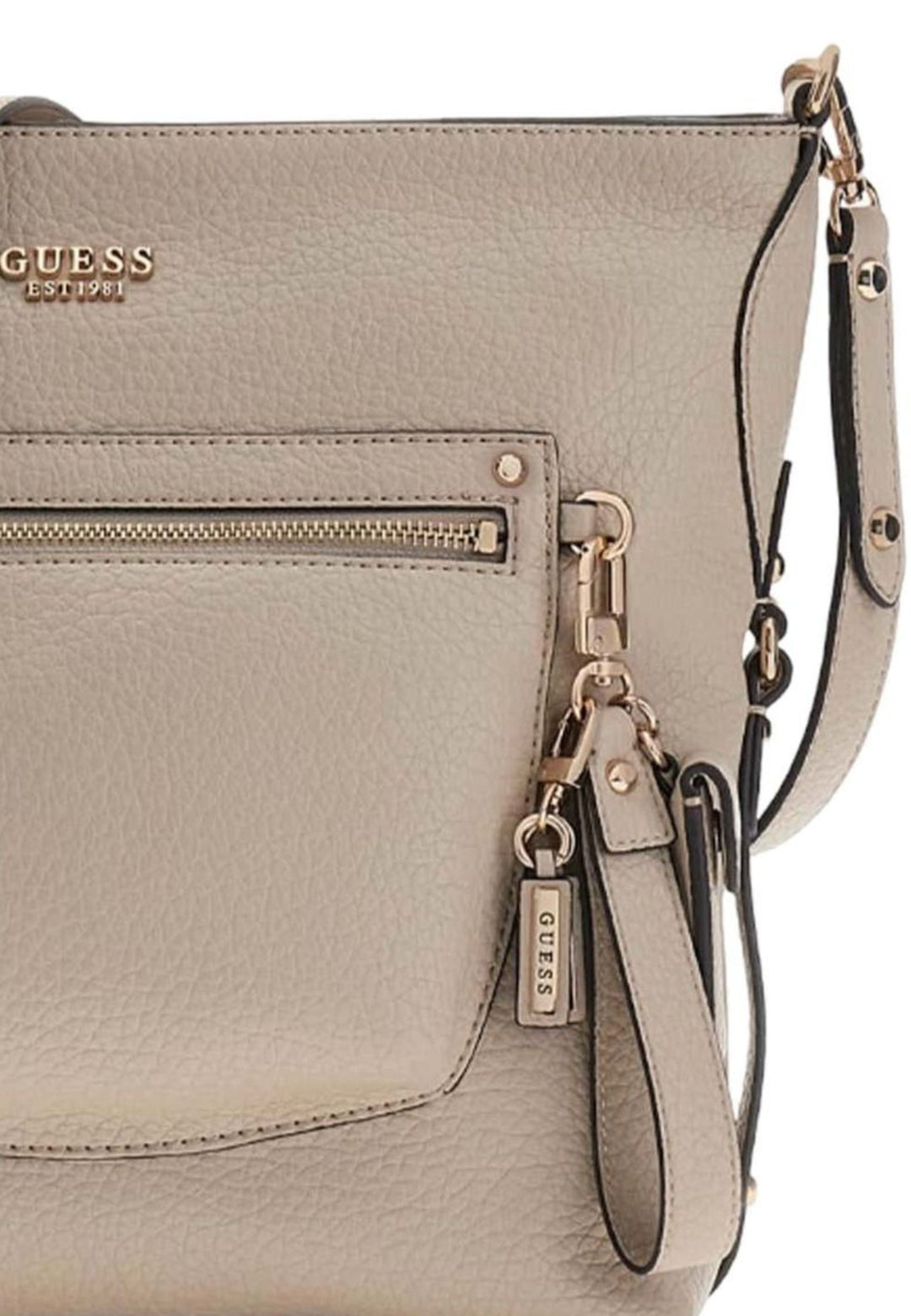 Guess Sacs à main Silvye Bucket Light Taupe