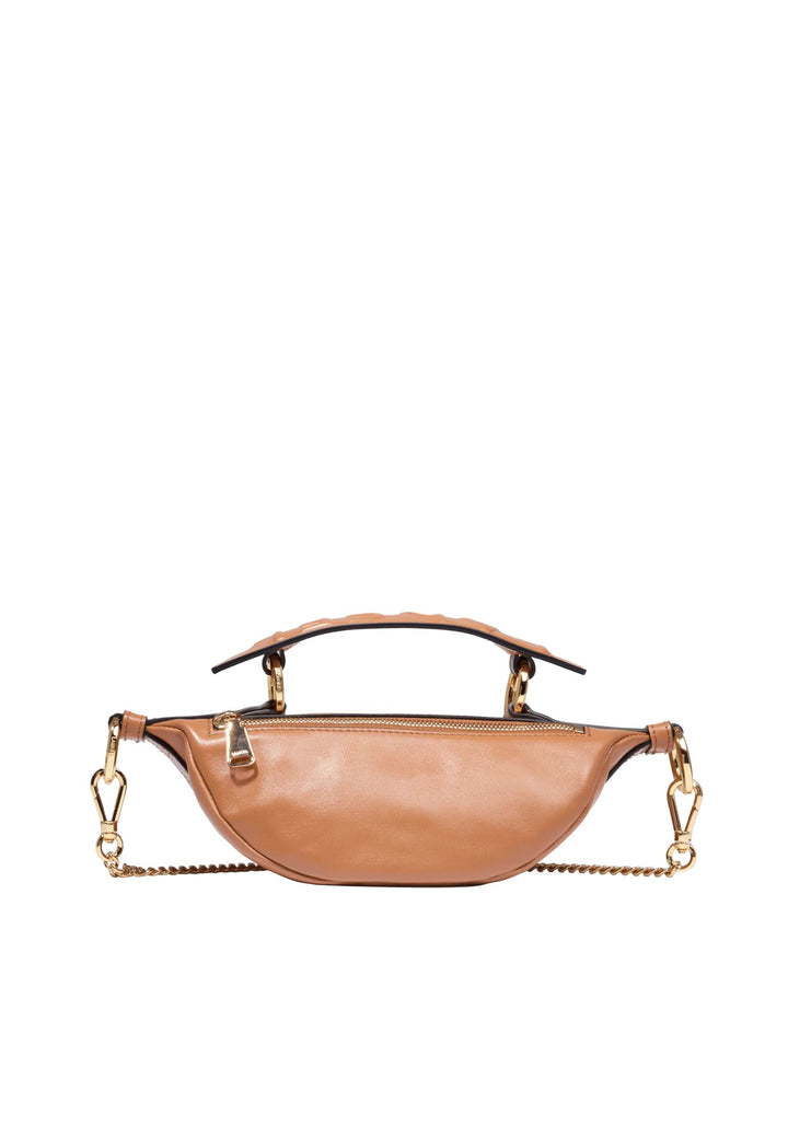 Lancel Mini Origami-håndtaske i kamelfarve til kvinder A1252620TU