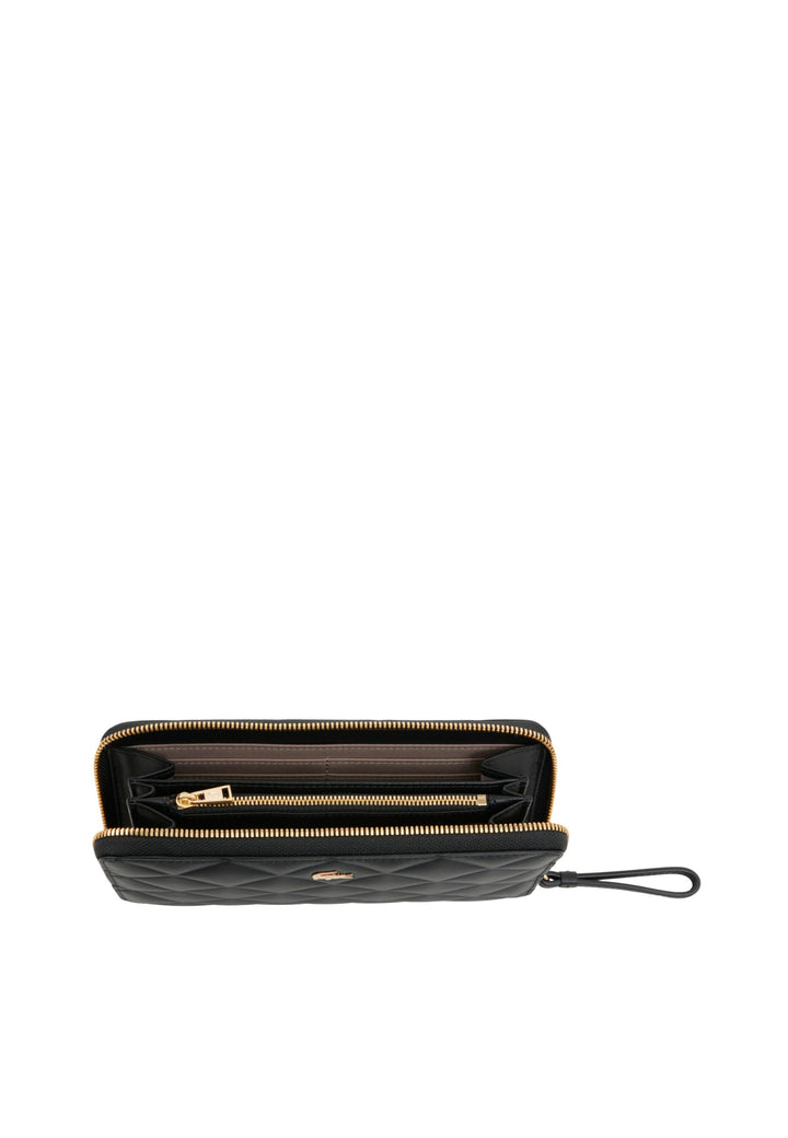 Lacoste Compagnon/Portefeuille Crocodelle Cuir Noir