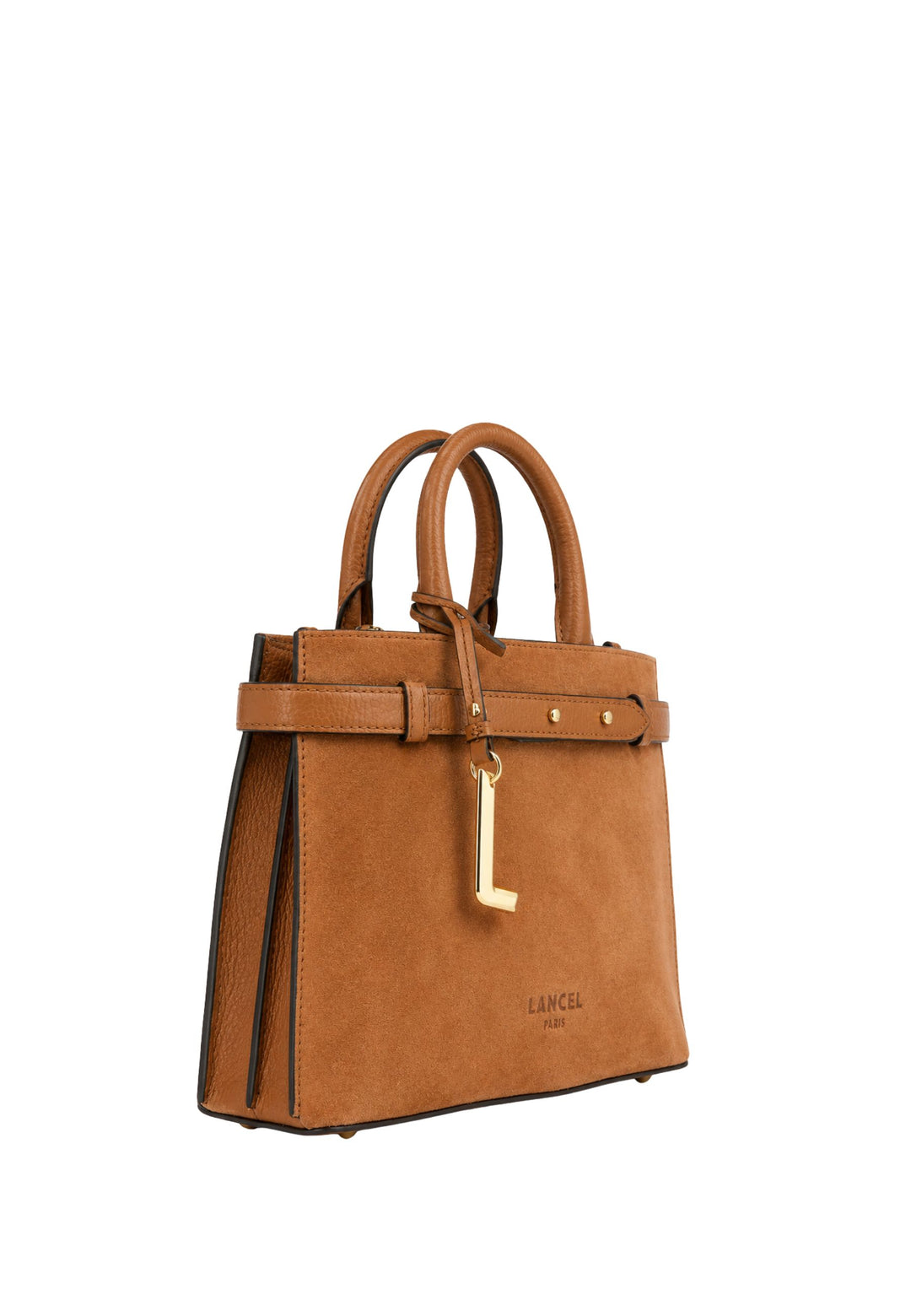 Lancel Faubourg Shopper Leer Camel